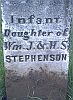 Infant daughter Stephenson